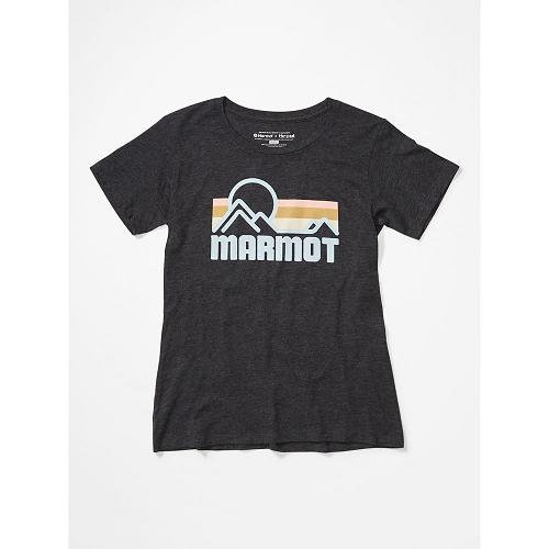 Marmot Clothes Black NZ - Coastal T-Shirts Womens NZ7826413